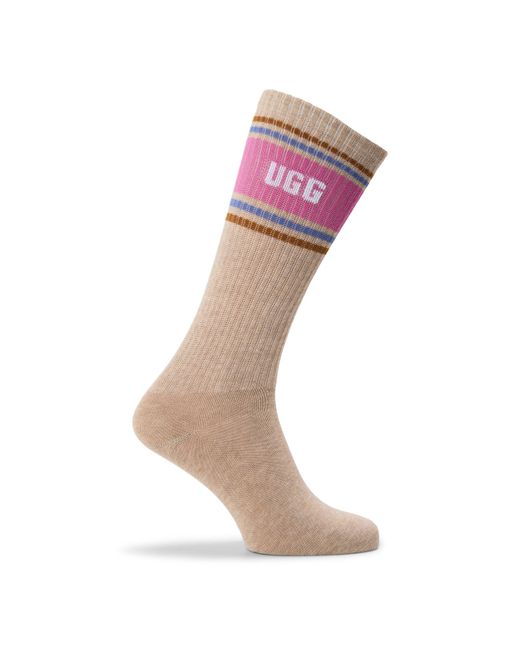 Ugg Pink Crew Socks