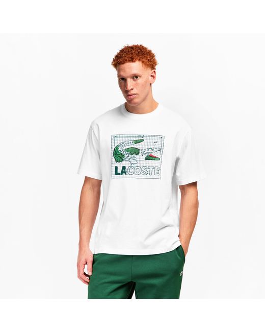 Lacoste White T-Shirt for men