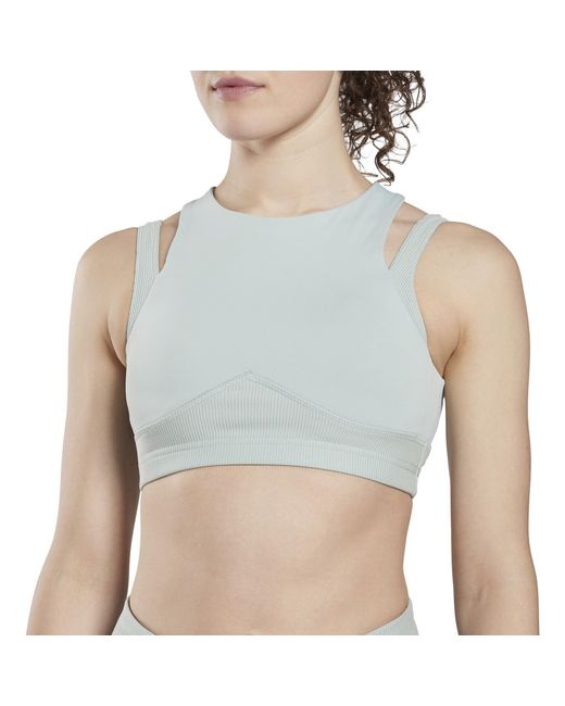 Reebok Blue S Layered Bra
