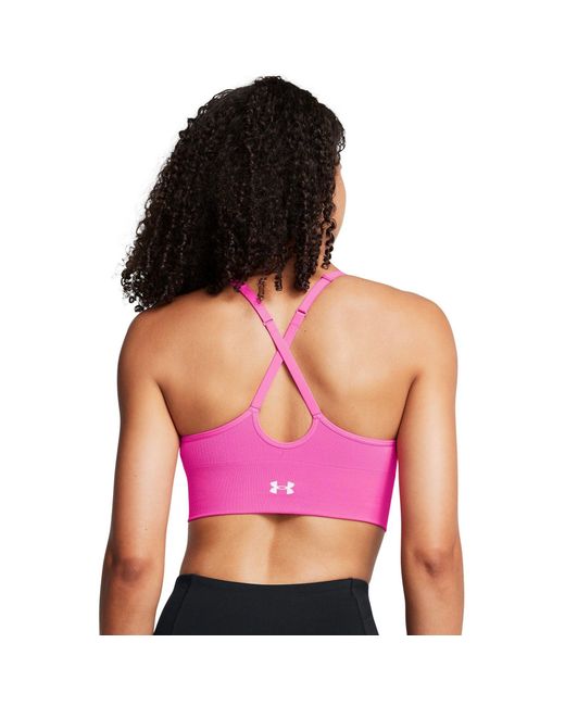 Under Armour Pink Vanish Seamless Low Impact Sports Bra