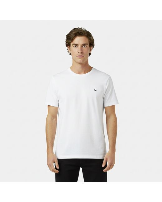 Jack Wills White Jw Sandleford T-Shirt for men