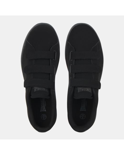 Lonsdale Black Leyton Trainers for men