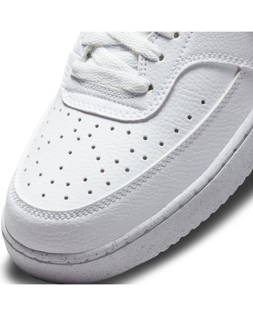 Nike White Court Vision Mid Next Nature for men