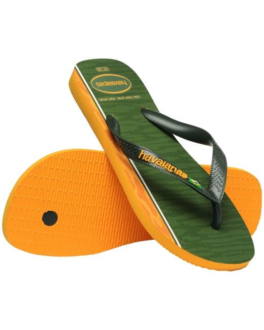 Havaianas Green Flip Flops for men