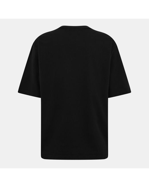 DSquared² Black Oversized T-Shirt for men