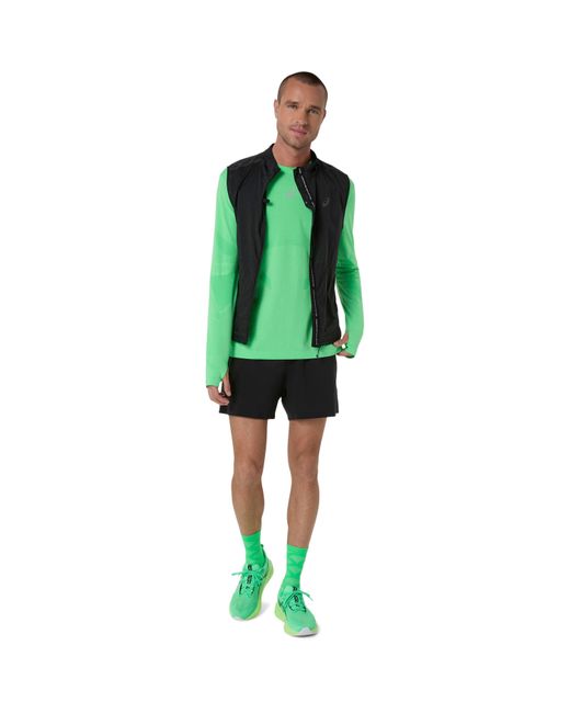 Asics Green Road Sl Long Sleeve Performance Running Top for men