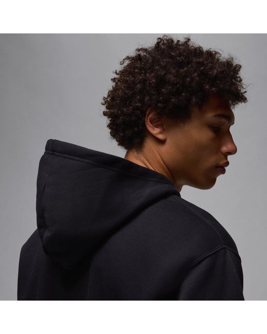 Nike Black Essential Fleece Pullover Hoodie for men