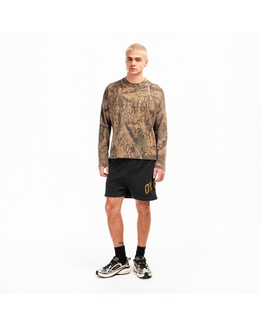 Represent Black Owners Fleece Jogger Shorts for men