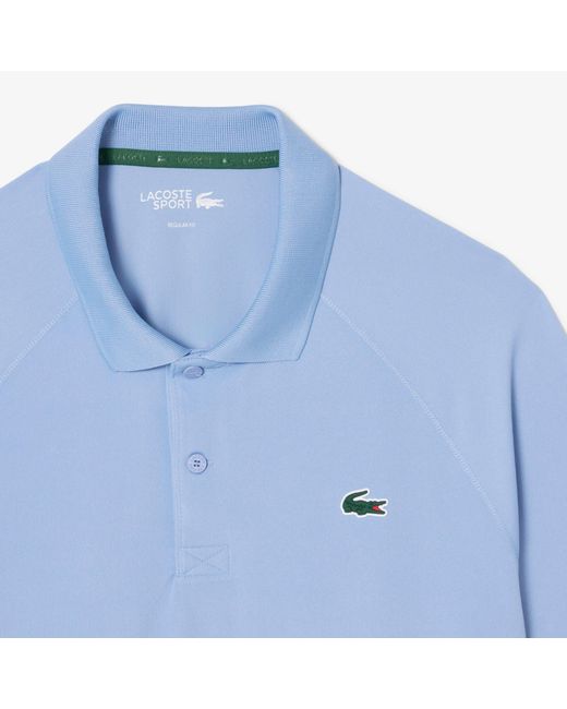 Lacoste Blue Short Sleeve Performance Polo Shirt for men
