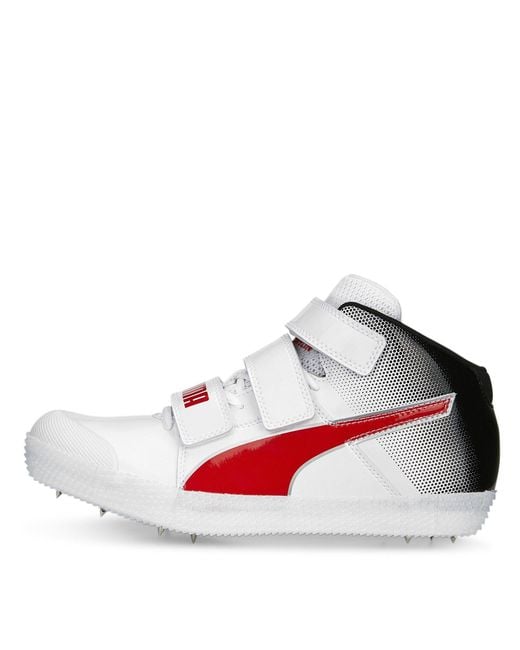 PUMA White Evospeed Javelin 3 Running Spikes for men