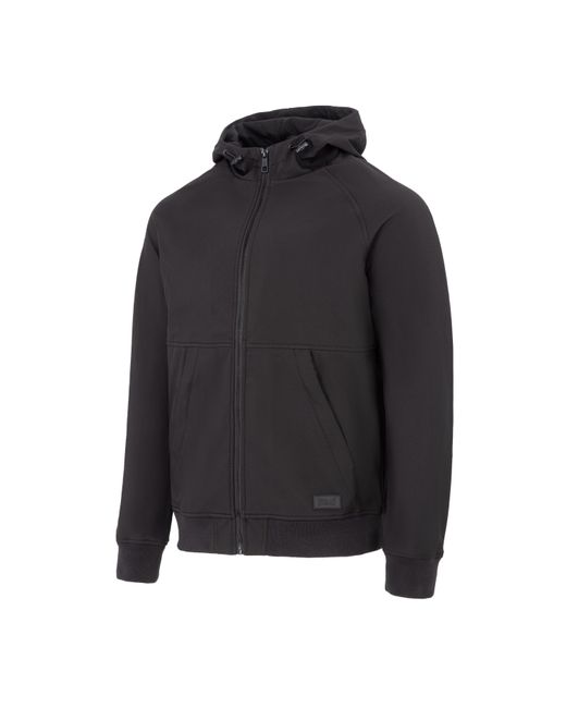 Everlast Black Weather-Resistant Hooded Long Sleeve Varsity Jacket for men