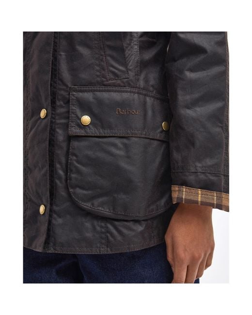 Barbour Black Beadnell Wax Jacket