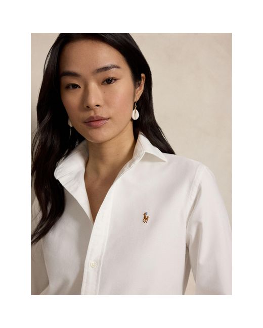 Polo Ralph Lauren White Oxford Button-Down Shirt