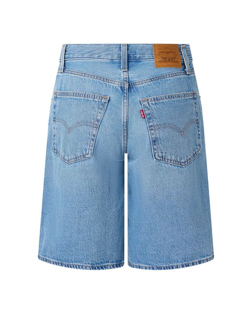 Levi's Blue Baggy Dad Denim Shorts