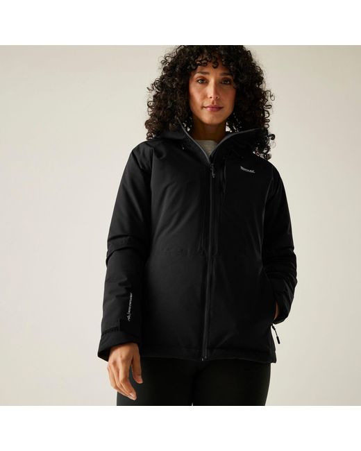 Regatta Black Highton Stretch Waterproof Insulated Jacket