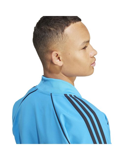Adidas Originals Blue Sst Bonded Track Top for men