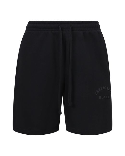 Blank Essentials Black Blank Arch Hd Print Short for men