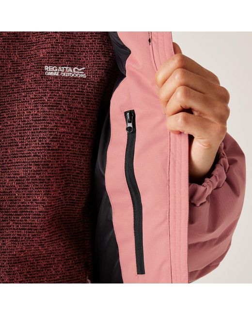 Regatta Red Aldthorn Synthetic Down Insulated Weatherproof Quilted Jacket