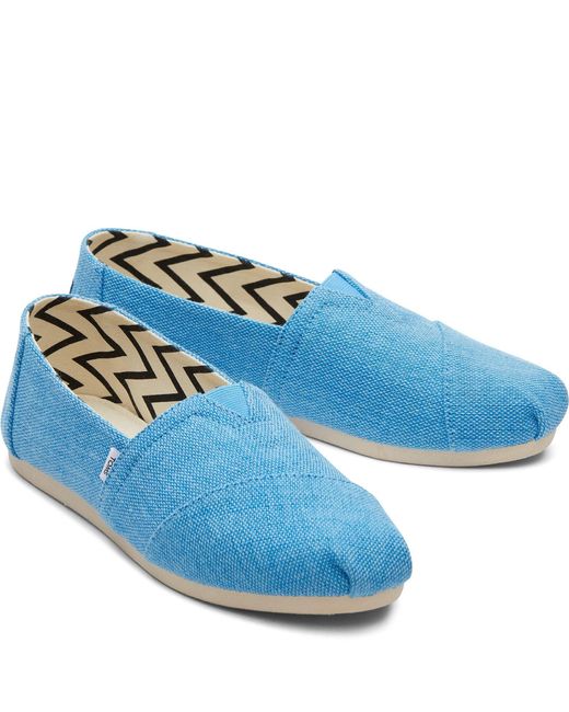 TOMS Blue Alpargata Classic Espadrilles Size 5.5