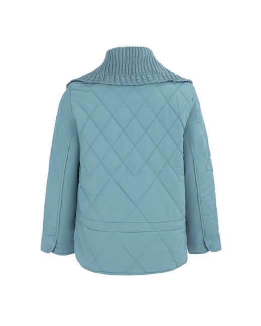 Firetrap Blue Long Sleeve Hip Length Quilted Jacket