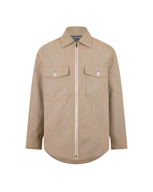 Jacquemus Natural Le Montagne Overshirt for men