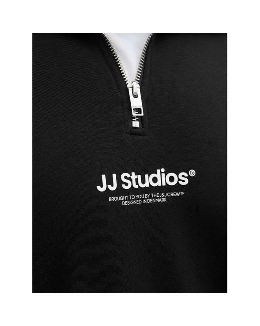 Jack & Jones Black Jack + Soho Sweat Qr Sn63 for men