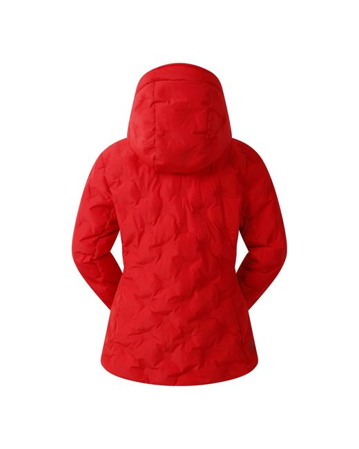 Dare 2b Red Enfold Heat-Sealed Detachable Hood Insulated Waterproof Jacket