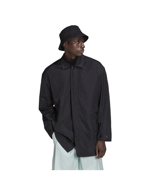 Adidas Originals Black Adicolor Contempo Long Sleeve Overshirt for men