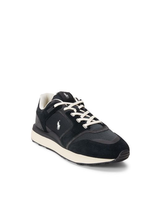 Polo Ralph Lauren Black Train 89 Low-Top Trainers for men