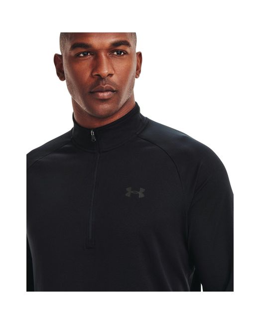 Under Armour Black Tech ½ Zip Long Sleeve for men