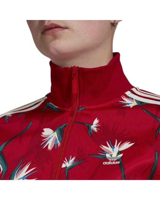 Adidas Originals Red Adidas Thebu Magugu Beckenbauer Track Top