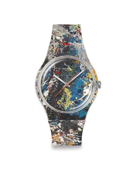 Swatch Metallic Guggenheim Quartz Analogue Watch