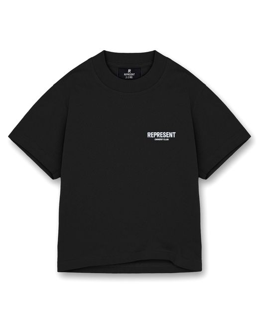 Represent Black Rep Mini Oc T-Shirt, Branding Logo