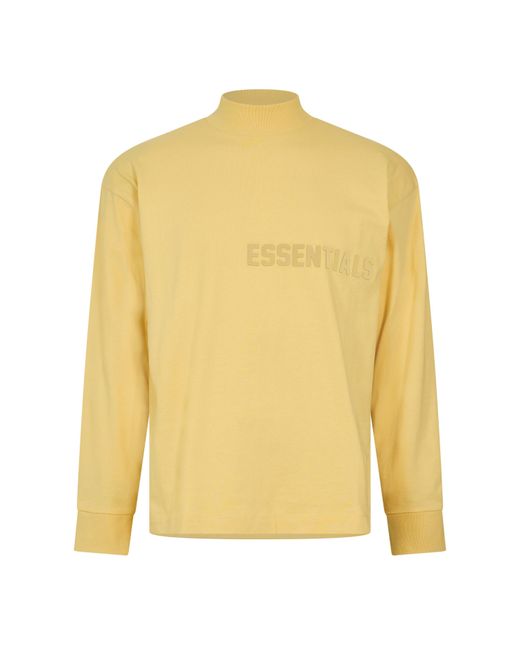 Fear Of God Yellow Long Sleeve T-Shirt for men