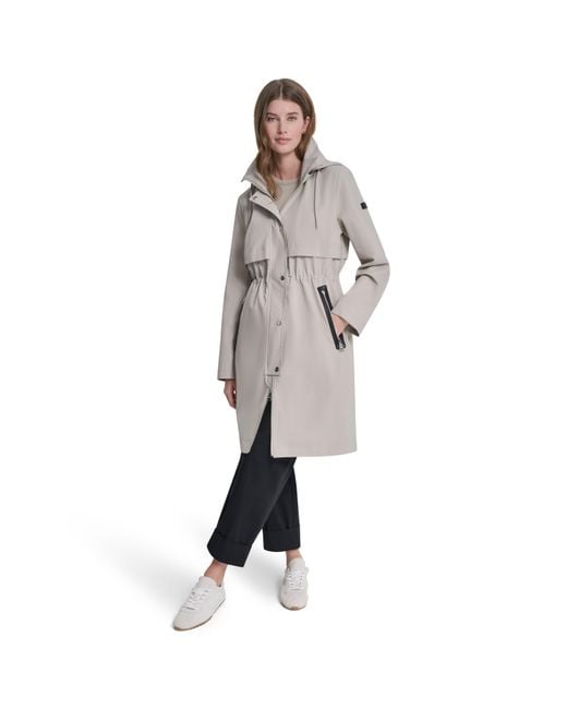 DKNY Black Rain Anorak Jacket