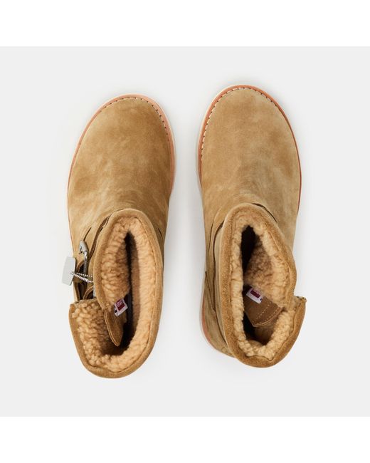 KENZO Natural Cozy Flat Ankle Boots for men