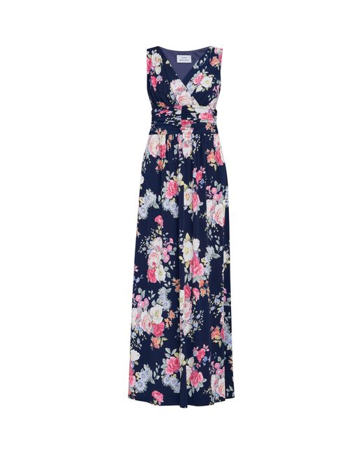 Gina Bacconi Blue Priya Jersey Maxi Dress