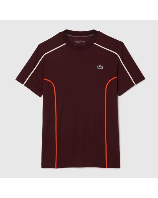 Lacoste Purple Ultra-Dry Tennis T-Shirt for men