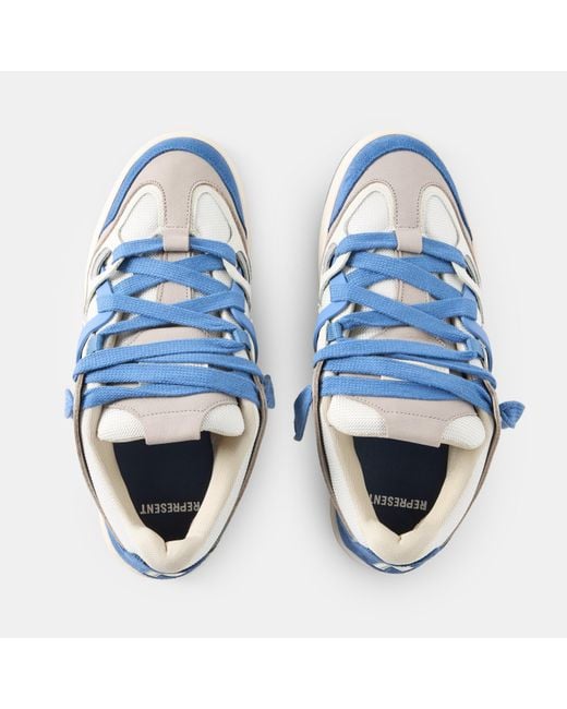 Represent Blue Oversized Sole Chunky Trainers for men