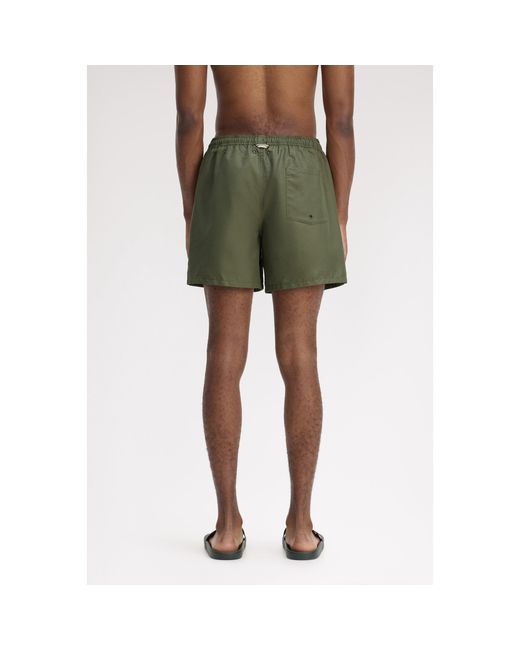 Fred Perry Green Swim Shorts for men