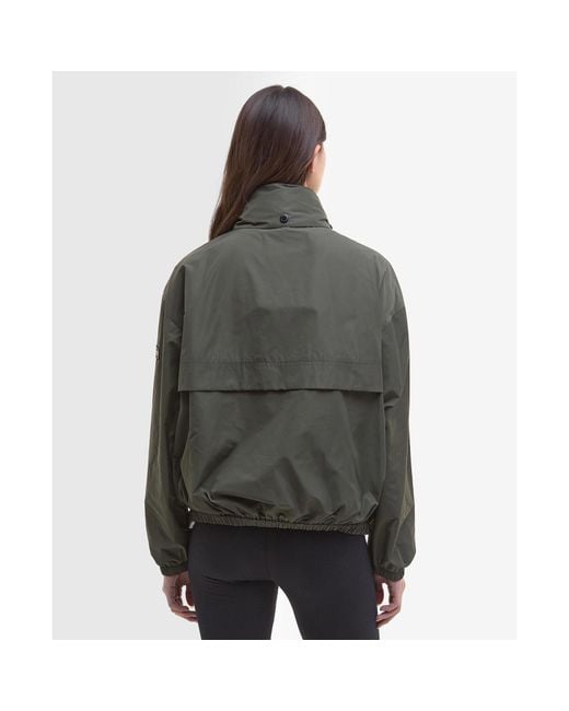Barbour Gray Lolita Showerproof Long Sleeve Concealed Hood Rain Anorak
