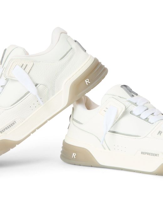 Represent White Low-Top Trainers for men