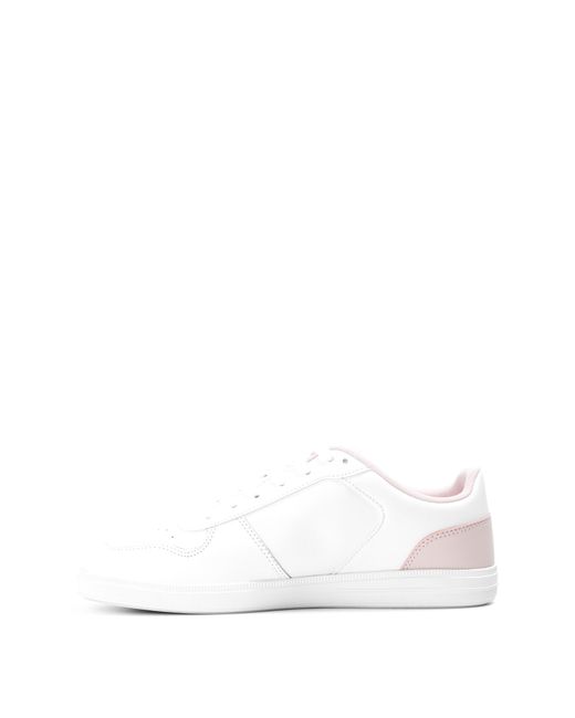 Lacoste White Low-Top Trainers