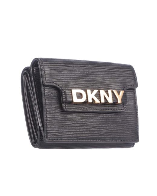 DKNY Metallic Avril Tri-Fold Wallet