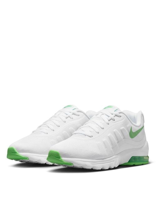 Nike White Air Max Invigor Shoes for men