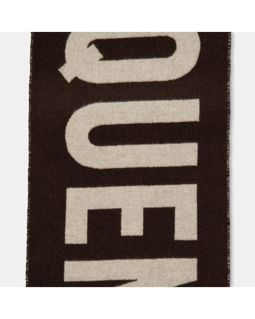 Jacquemus Black Jacquard Wool L'Écharpe Scarf
