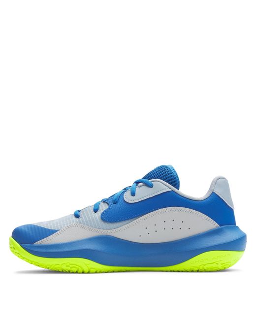 Under Armour Blue Ua Lockdown 7 Low Basketball Trainers for men