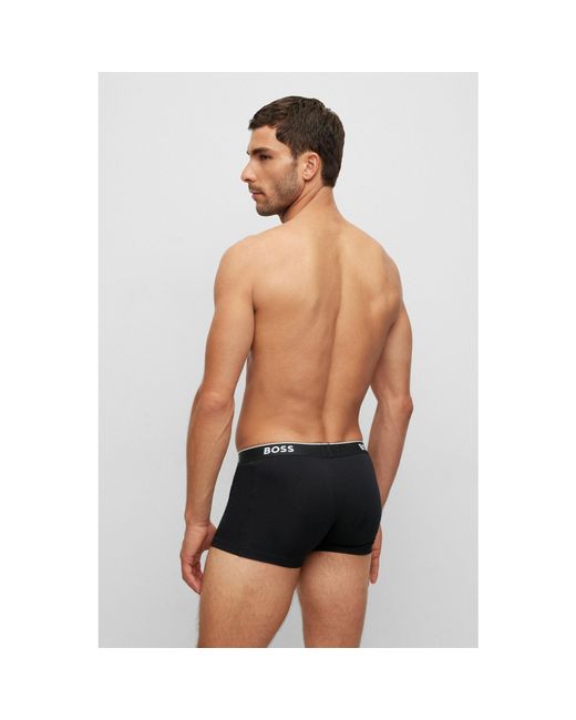Boss Gray 3 Pack Power Boxer Shorts for men