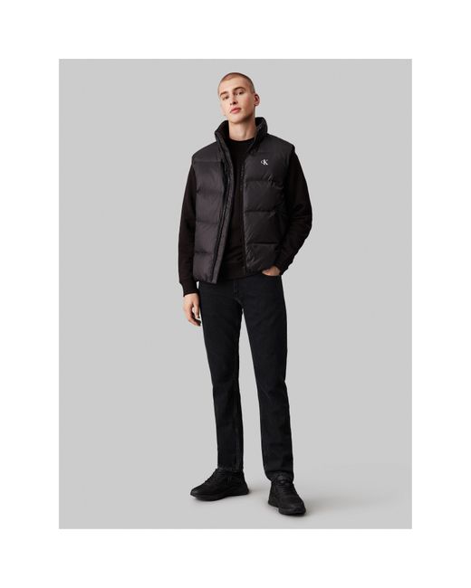 Calvin Klein Black Essentials Down Vest for men