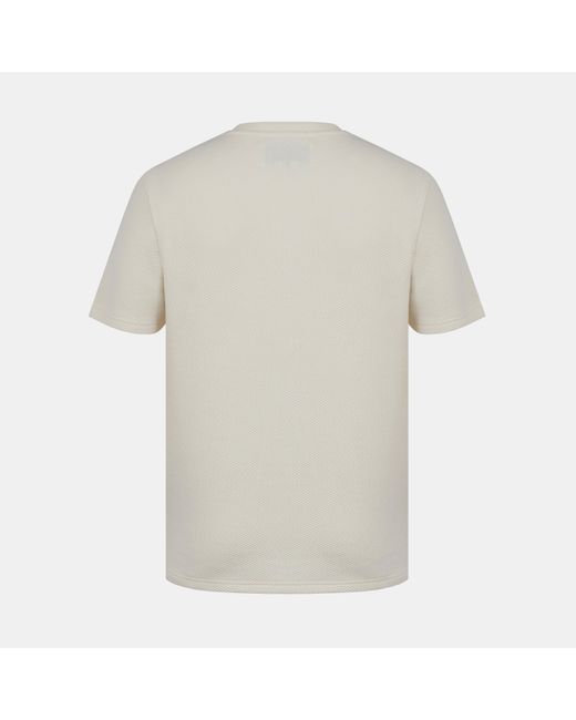 Jack Wills White Jw Bubble Texture Cotton Short Sleeve Crew Neck Oversized T-Shirt for men